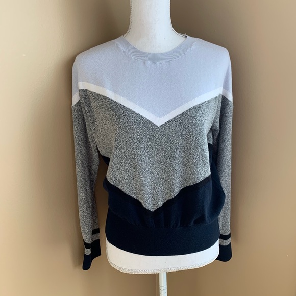 Topshop Sweaters - TOPSHOP Sweater colorblock abstract waistband 6